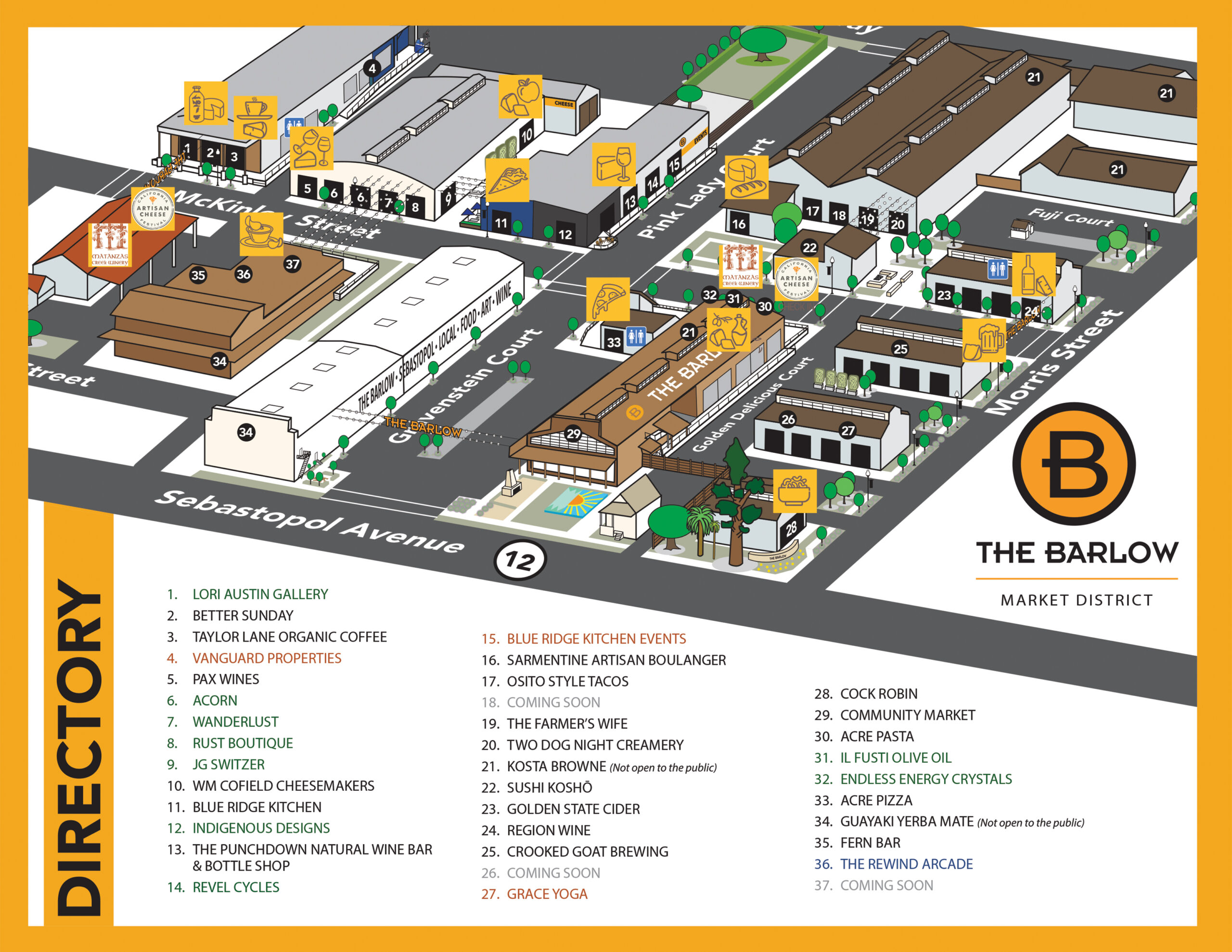 Barlow Map – Artisan Cheese Festival